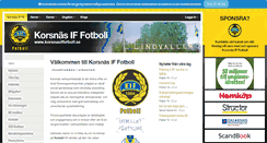 Desktop Screenshot of korsnasiffotboll.se